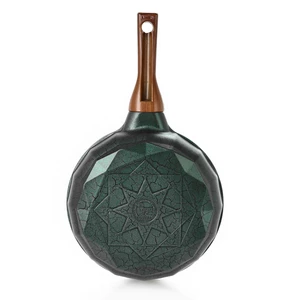 Fry Pan Set, 3 Pieces, 20/24/28cm, Granite, Turkey - Green