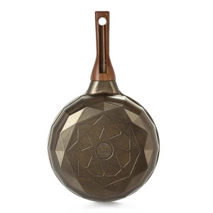 Fry Pan Set 3 Pieces, 20/24/28cm, Granite, Turkey - Dark Gold