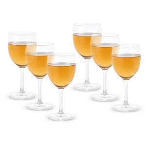 Libbey Goblet Set, 6 Pieces 370ml, Glass, High Quality - Transparent
