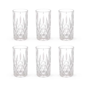 Opera Tumbler Set, 6 Pieces, Glass - Transparent