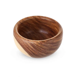 Serving Small Bowl 8.5xH5cm, Natural Wood - Woody