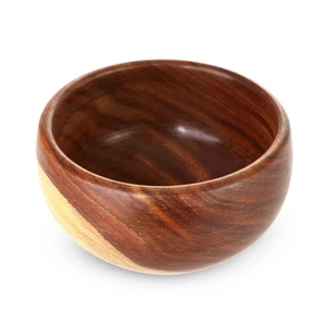 Serving Bowl 14xH7cm, Natural Wood - Woody