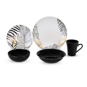 Neo Klien Porcelain Dinner Set, 30 Pieces for 6 Persons