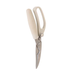 Kitchen Chicken Scissors, Stainless Steel, Cream