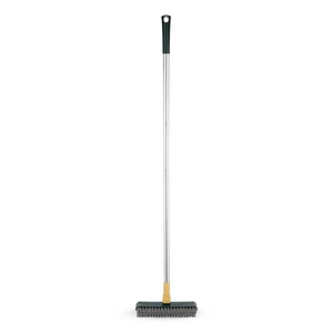 Indoor Broom With Handle, 2 in1 , Yellow with Black