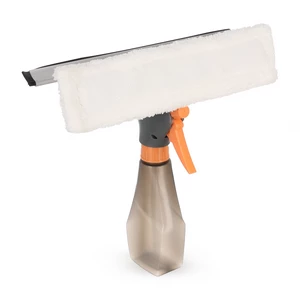 Glass Cleaner 3 in1, Plastic with Microfiber - Grey