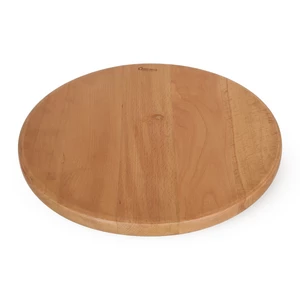 Rotated Seving Board , Round Shape 34xH5cm , Beech wood - woody 
