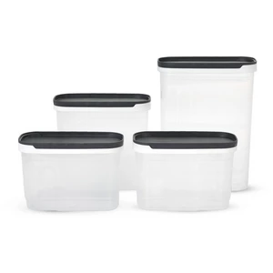 Aksa Food Storage Set, 4 Pieces, Plastic