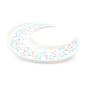 Decorations Serving Plate, Moon Shape, Porcelain - Multi Colors