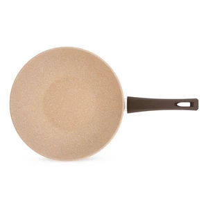 Cookin Wok Pan, 28 cm, Bio Granite - Brown stone