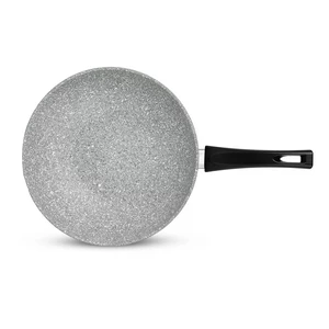 Cookin Wok Pan, 28cm, Bio-Granite - Grey Stone