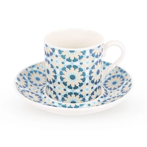 Star  Dora Coffee Set , 12 Pieces for 6 persons, Porcelain - Blue