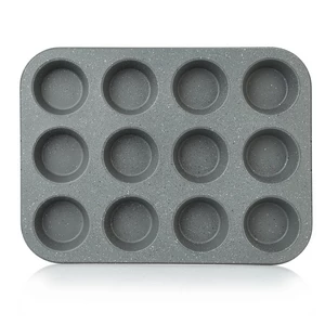 Neoflam, Muffin Pan 12 Holes, Granite - Grey Stone