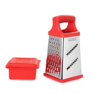 Neoflam Stainless Steel Grater 4 Sides, Rectangular  Shape