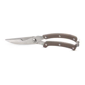Kitchen Chicken Scissor with Lock, Stainless Steel - Silver
