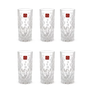 RCR Marilyn Tumbler Set, 6 Pieces, 350 ml, Crystal - Transparent