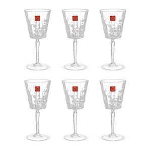 RCR Etna Goblet Set, 6 Pieces, 280ml, Crystal - Transparent