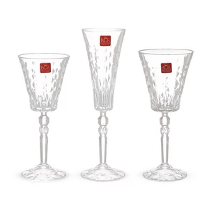 RCR Marilyn Drinkware Set, 18 Pieces for 6 Persons, Crystal - transparent